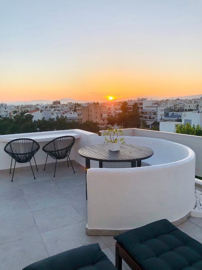 Amazing Suite At Glyfada With Sea View & Jacuzzi Athen Exterior foto