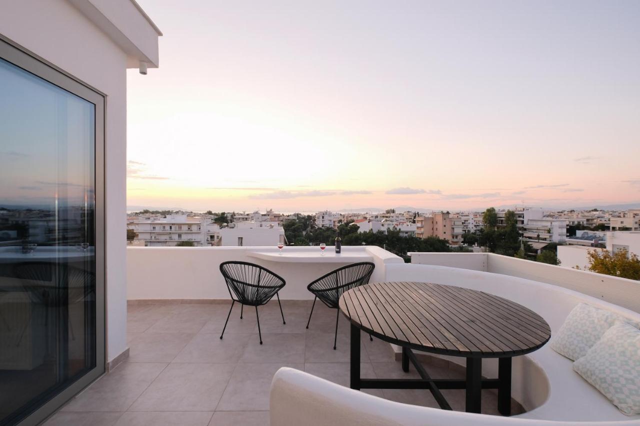 Amazing Suite At Glyfada With Sea View & Jacuzzi Athen Exterior foto